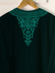 2 Piece- Embroidered Velvet Suit S110841
