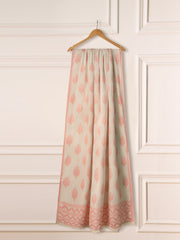 2 Piece - Embroidered Printed Cambric Suit S111266