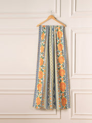 3 Piece- Pure Cotton Net Embroidered Suit S110928