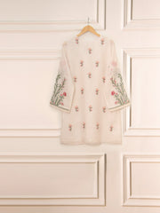 2 Piece - Pure Cotton Net Embroidered Suit S111515