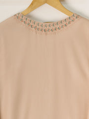2 Piece - Pure Cotton Net Embroidered Suit S110908