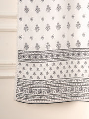 2 Piece - Embroidered Printed Cambric Shirt S111208