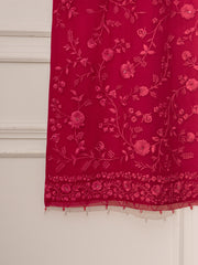2 Piece - Pure Chiffon Embroidered Suit S111291