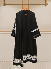 3 Piece - Pure Cotton Net Embroidered Suit S109615
