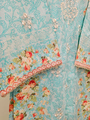 2 Piece - Digital Printed Lawn Suit S111624