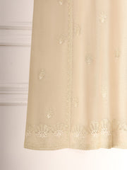3 Piece - Pure Cotton Net Embroidered Suit S111292