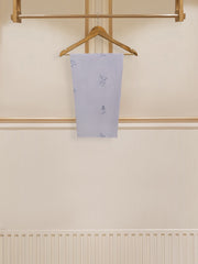 3 Piece - Pure Cotton Net Embroidered Suit S109535