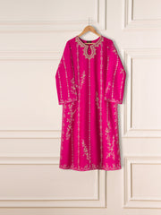 3 Piece- Pure Khaddi Silk Embroidered Suit S111232
