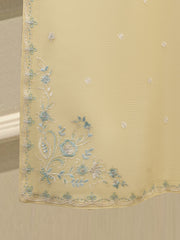 3 Piece - Pure Embroidered Cotton Net Suit S111905