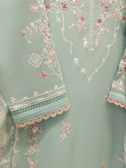 2 Piece - Embroidered Kora Cotton Silk Suit S111911