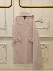 2 Piece - Embroidered Kora Cotton Silk Suit S111913