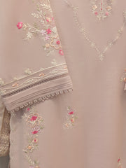 2 Piece - Embroidered Kora Cotton Silk Suit S111913