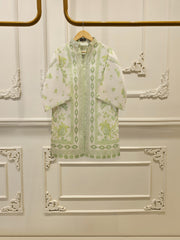 2 Piece- Printed Silk Co-ord Set S111964