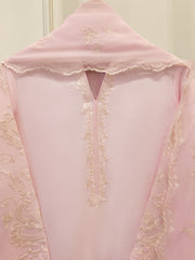 3 Piece- Pure Korean Silk Embroidered Suit S112076