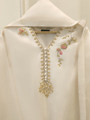 3 Piece - Pure Embroidered Organza Suit S112075