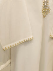 3 Piece - Pure Embroidered Organza Suit S112075