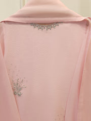 3 Piece - Pure Embroidered Cotton Net Suit S112095