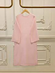 3 Piece - Pure Embroidered Cotton Net Suit S112095