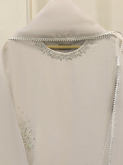 3 Piece - Pure Embroidered Cotton Net Suit S112100