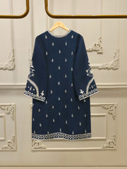 3 Piece - Pure Embroidered Cotton Net Suit S112318