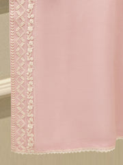 3 Piece - Pure Organza Embroidered Suit S112449