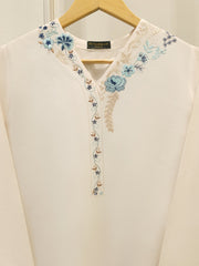 2 Piece - Embroidered Cambric Suit S112444