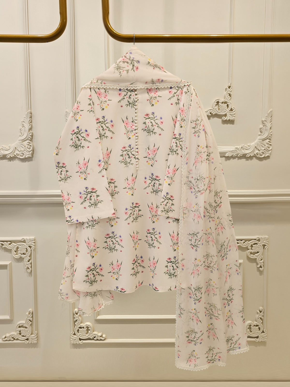 3 Piece - Digital Printed Cambric Suit S113020