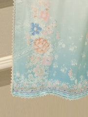 3 Piece - Digital Printed Cambric Suit S113017