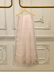 3 Piece - Pure Embroidered Cotton Net Suit S113032