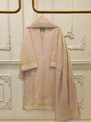 3 Piece - Digital Printed Cambric Suit S113041