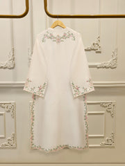 3 Piece- Pure Sheesha Silk Embroidered Suit S113042