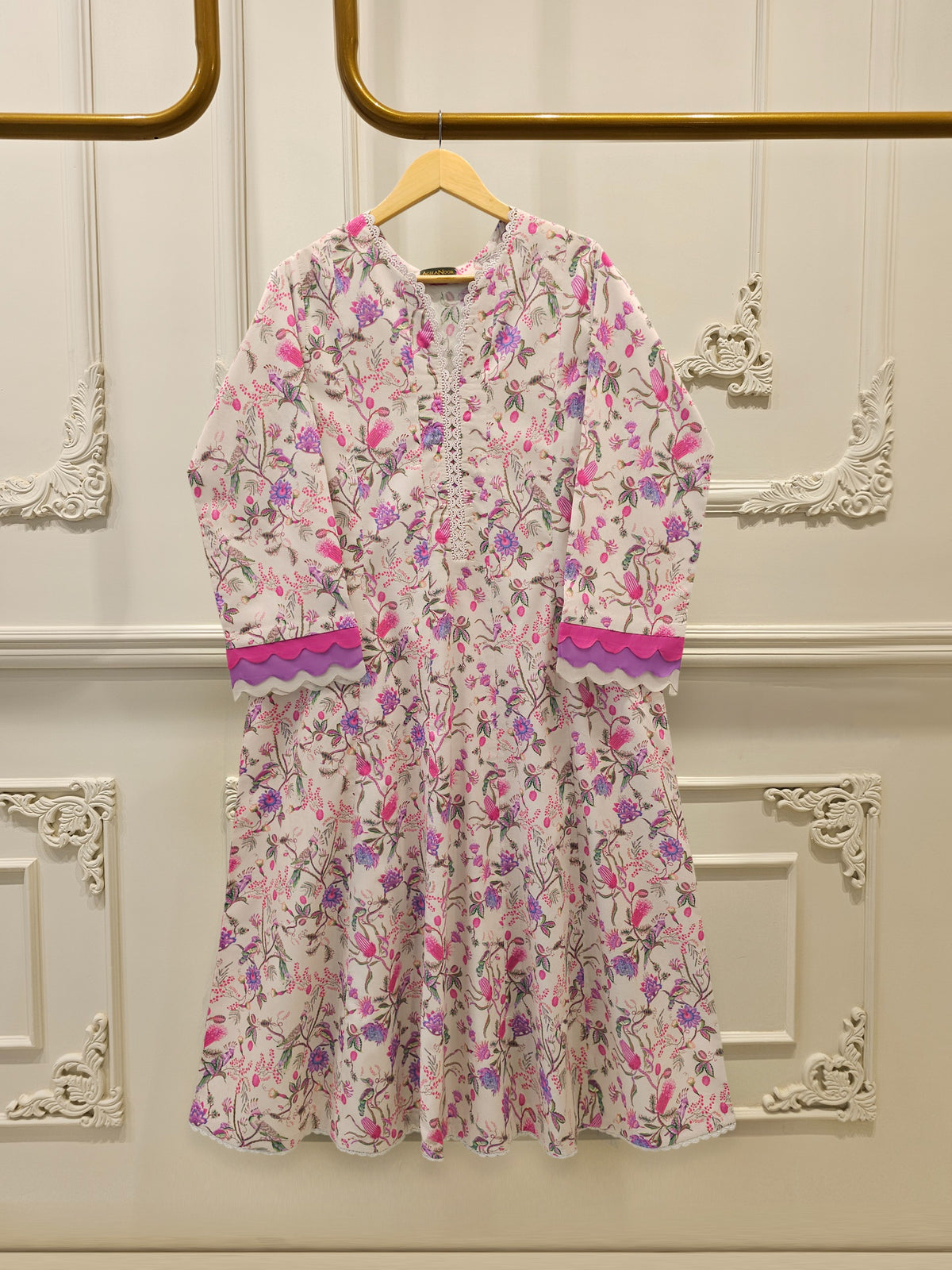 2 Piece - Digital Printed Cambric Suit S113046