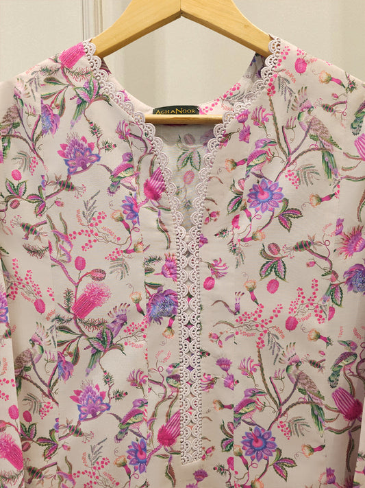 2 Piece - Digital Printed Cambric Suit S113046