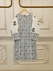 2 Piece - Hand Block Printed Kora Cotton Suit  S113050