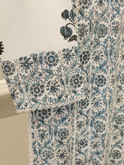 2 Piece - Hand Block Printed Kora Cotton Suit  S113050