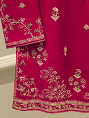 2 Piece-  Pure Embroidered Sheesha Silk Suit S113058