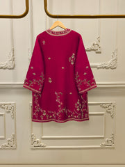 2 Piece-  Pure Embroidered Sheesha Silk Suit S113058