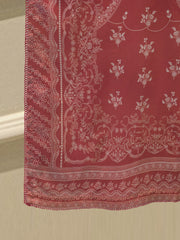 Digital Printed Embroidered Cambric Shirt S113126