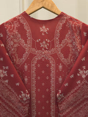 Digital Printed Embroidered Cambric Shirt S113126