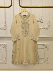 Pure Embroidered Sheesha Silk Shirt S113133