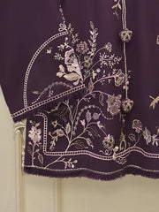 2 Piece - Embroidered Linen Suit WS00235