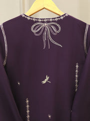 2 Piece - Embroidered Linen Suit WS00235