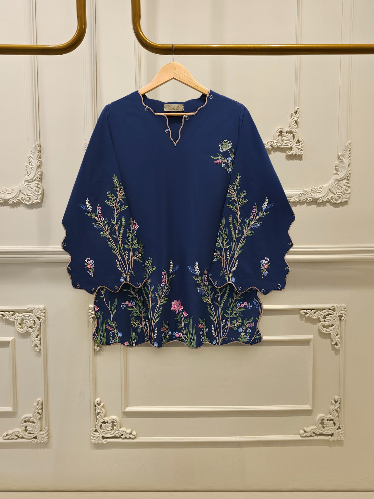 2 Piece - Embroidered Cambric Suit WS00238