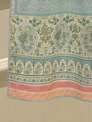 Digital Printed Embroidered Cambric Shirt S113137