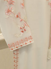 3 Piece - Pure Embroidered Cotton Net Suit S113128