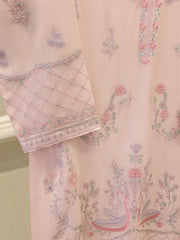 3 Piece - Pure Embroidered Cotton Net Suit S113165