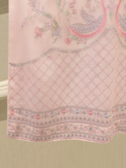 3 Piece - Pure Embroidered Cotton Net Suit S113165