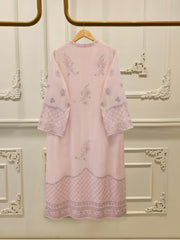 3 Piece - Pure Embroidered Cotton Net Suit S113165