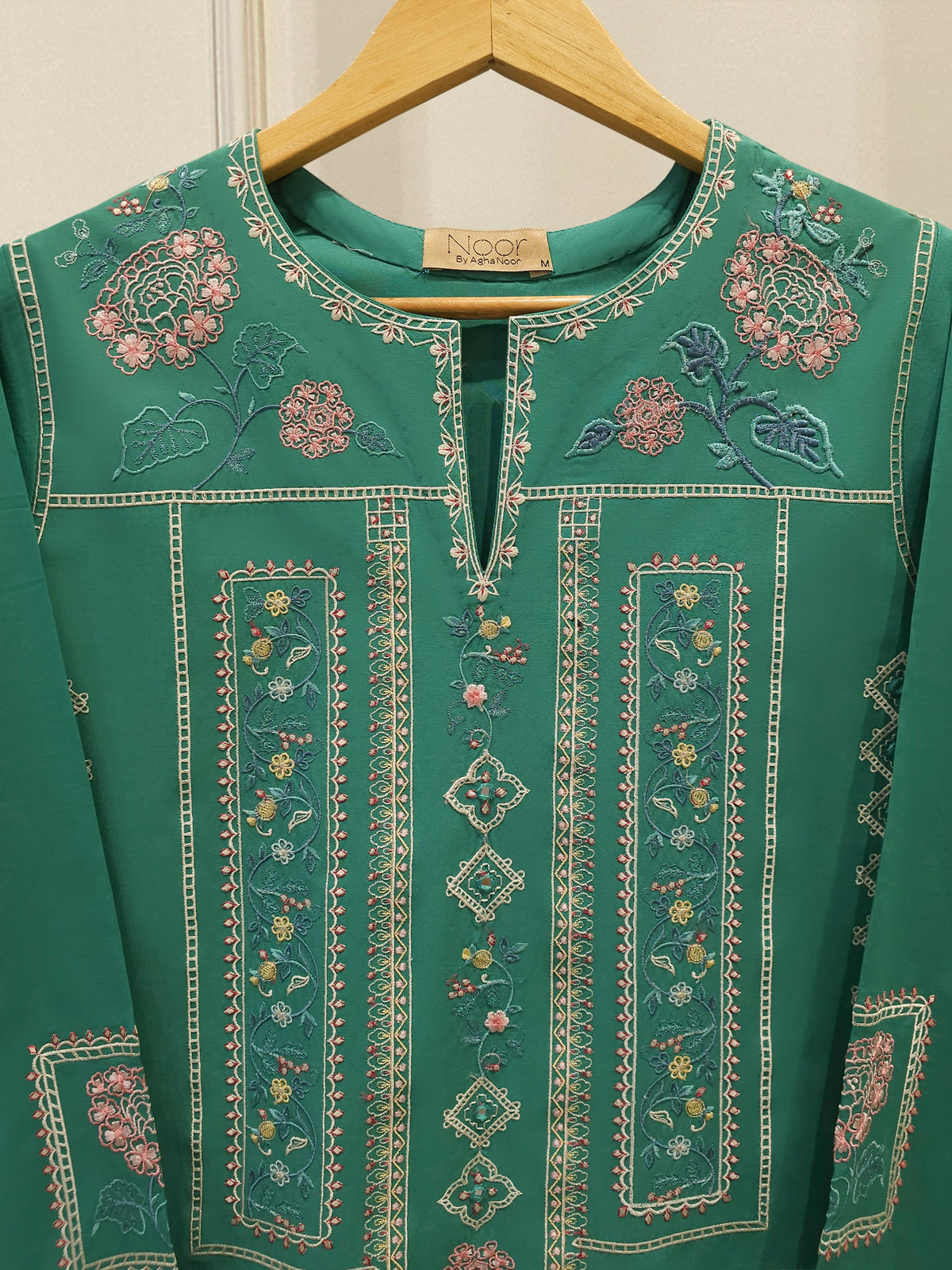 2 Piece - Embroidered Cambric Suit WS00250