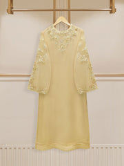 3 Piece - Pure Organza Embroidered Suit S110111